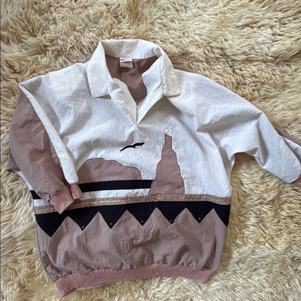 Vintage Style Graphic Sweater